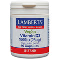 Lamberts Vitamins Vegan D3 1000iu x 90 Capsules