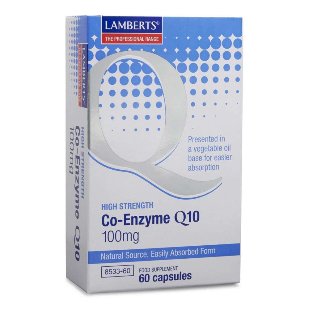 Lamberts Co Q10 Co-Enzyme Q10 100mg x 60 Capsules