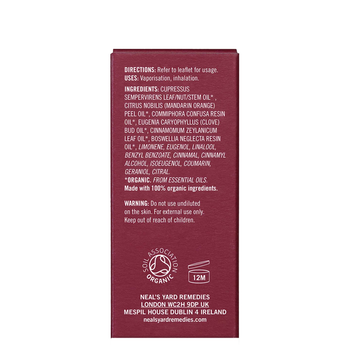 Neal's Yard Remedies Aromatherapy & Diffusers Festive Blend EO Blend 10ml - Additional 2