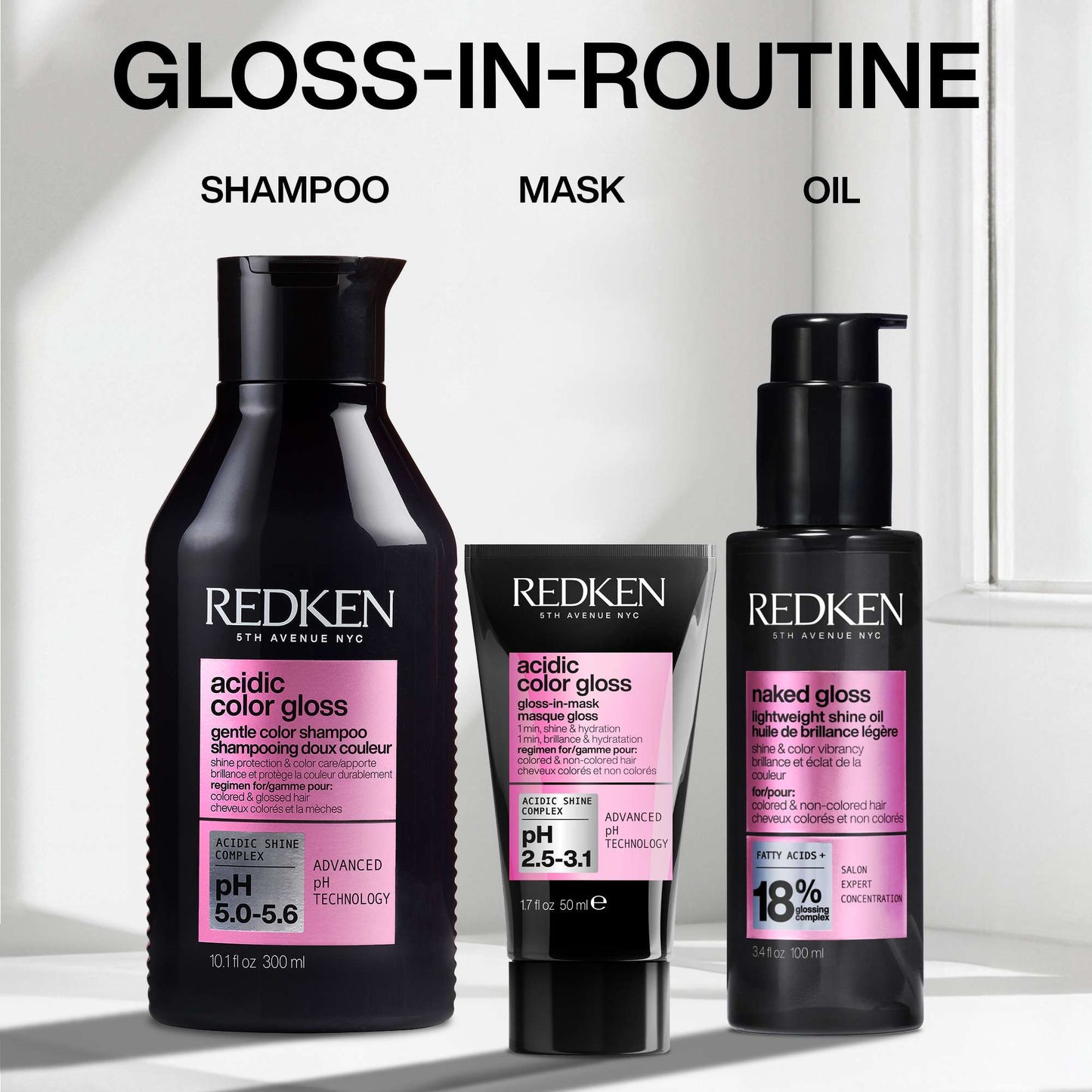 Redken Acidic Color Gloss 1 Min Gloss-in-Mask Mini 50ml - Additional 7