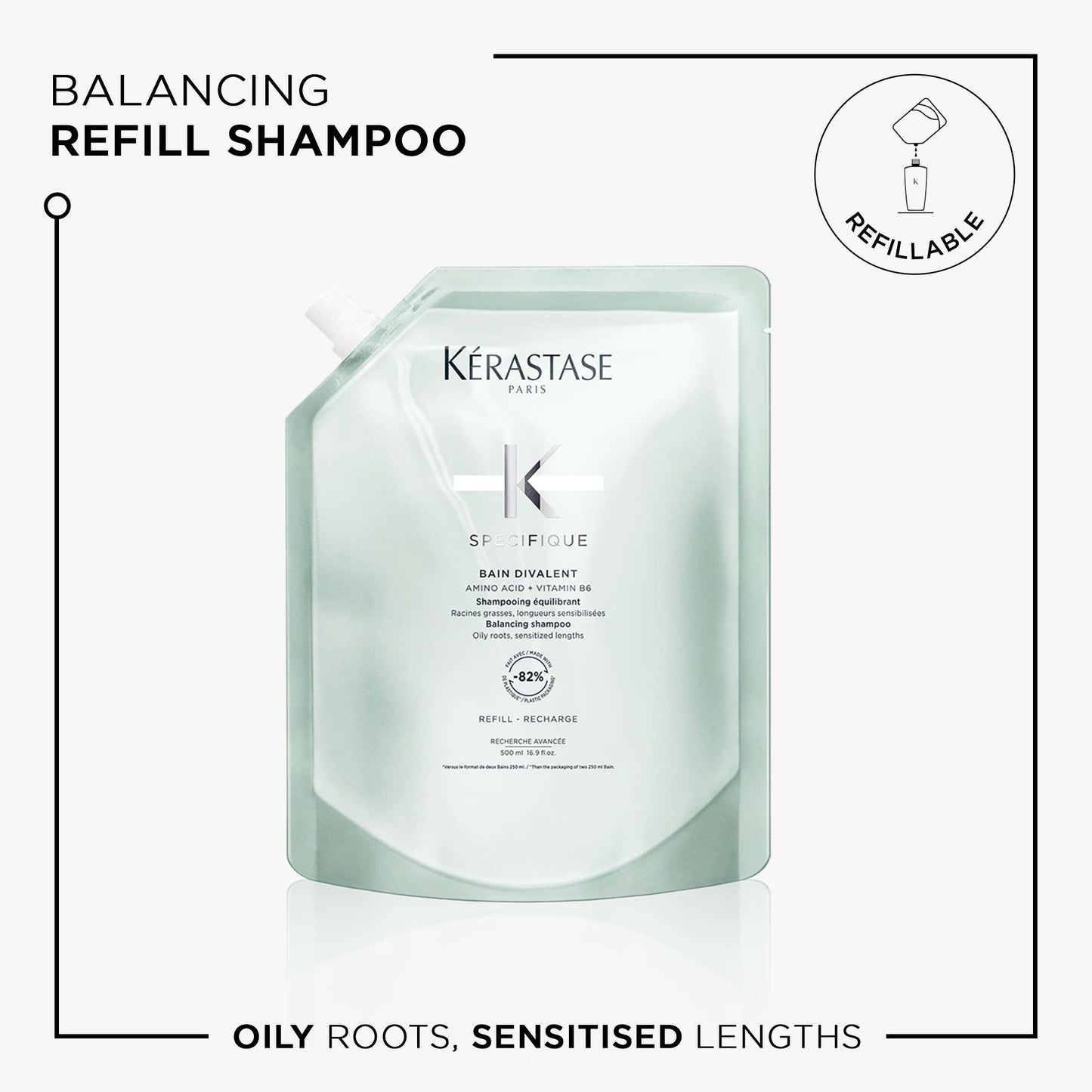 Kérastase Specifique Bain Divalent: Shampoo Refill 500ml - Additional 1