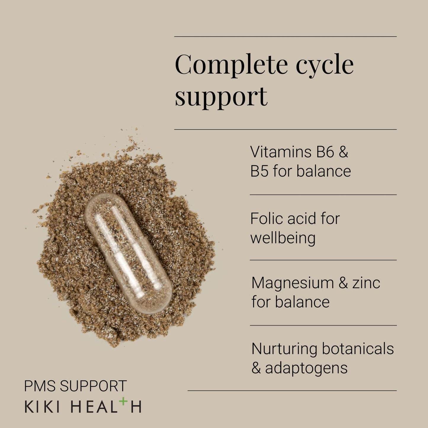 KIKI Health Womens Wellness PMS Blend 60 Vegicaps - Additional 3