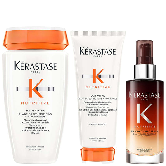 Kérastase  Trio: Nutritive Nourishing Essentials Bundle for Fine-Medium Dry Hair
