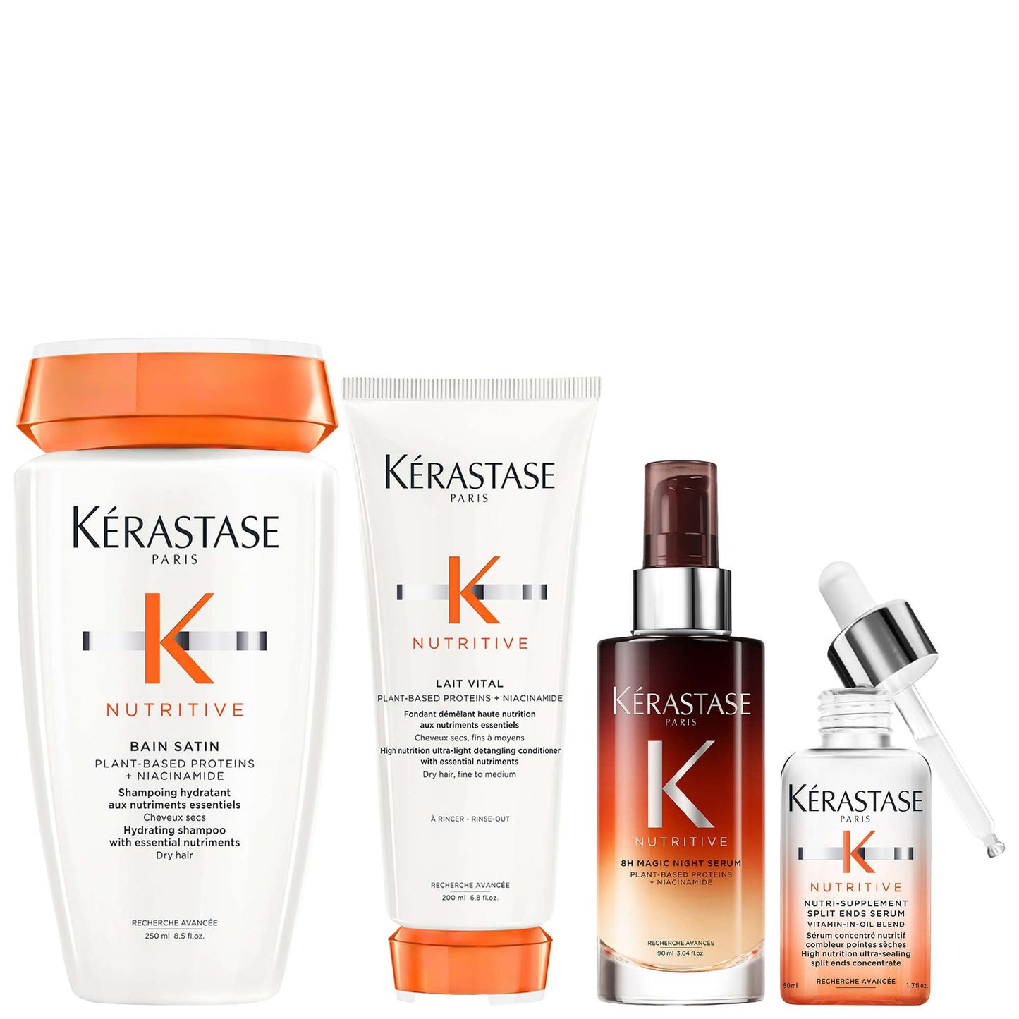 Kérastase  Set: Nutritive Daily Nourishing Regime for Fine-Medium Dry Hair