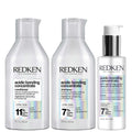 Redken  Trio: Acidic Bonding Concentrate Shampoo 300ml, Conditioner 300ml and 24/7 Night & Day Serum 100ml Repair Damaged Hair Bundle
