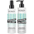 Redken  Duo: Hydrating Curl Defining Cream and Refreshing Curl Hair Mist Bundle for Curly and Coily Hair