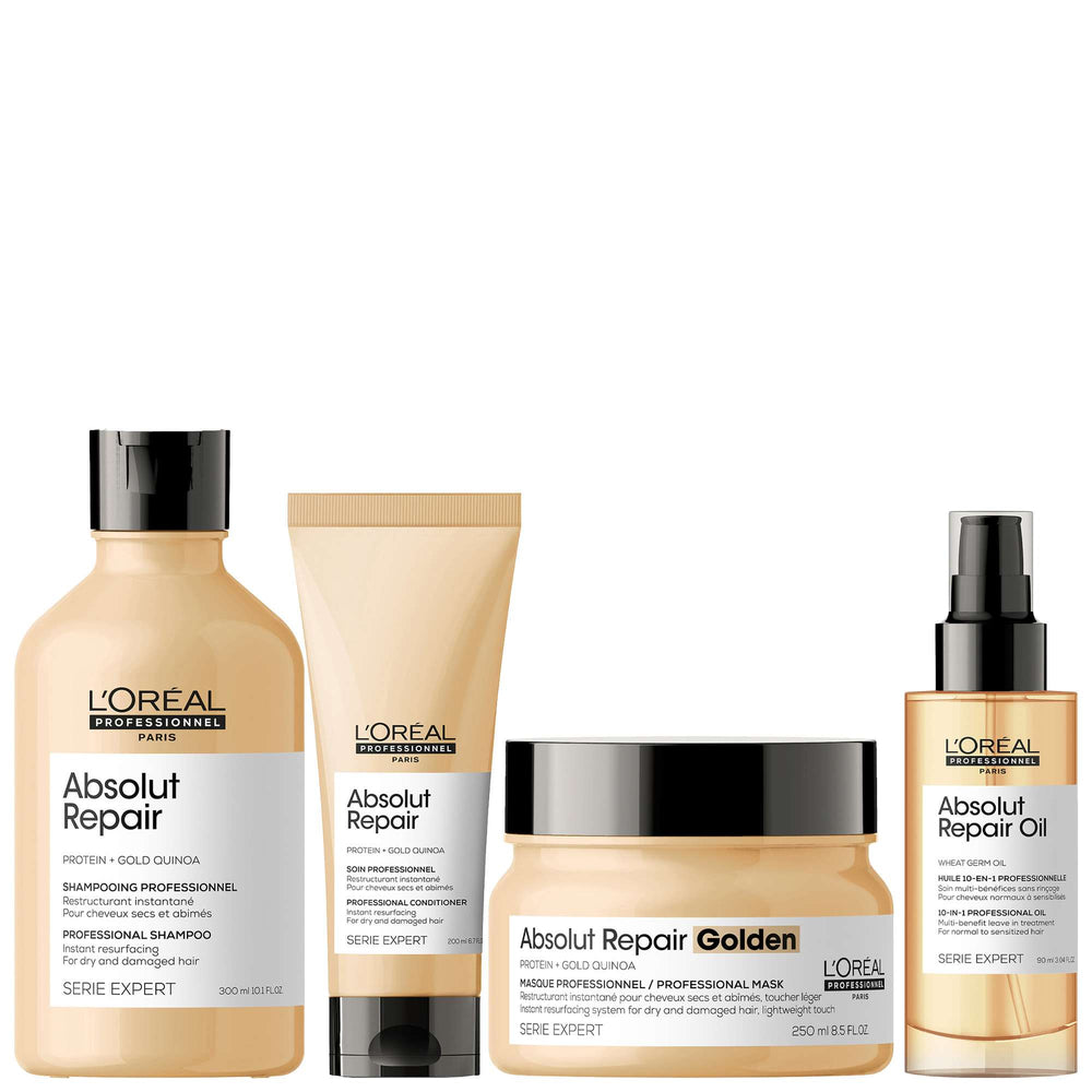 L'Oréal Professionnel  Absolut Repair Shampoo, Conditioner, Hair Mask & Hair Oil for Dry Hair