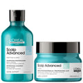 L'Oréal Professionnel  Duo: Serié Expert Scalp Advanced Anti-Dandruff Shampoo and Mask Routine for Oily Dandruff Hair