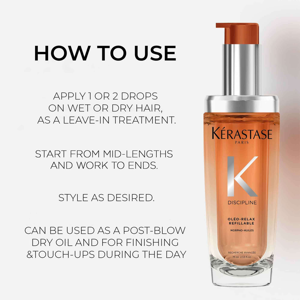 Kérastase Discipline L'Huile Oleo-Relax Refill Hair Oil 75ml - Additional 4