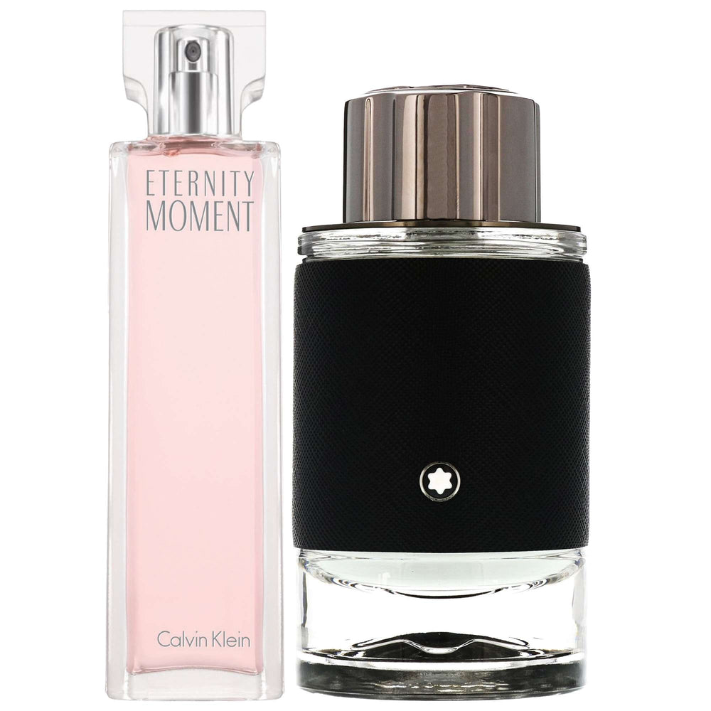 Calvin Klein  Duo: Eternity Moment Eau de Parfum 100ml & Montblanc Explorer Eau de Parfum Spray 100ml