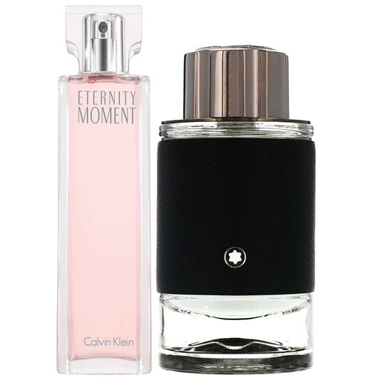 Calvin Klein  Duo: Eternity Moment Eau de Parfum 100ml & Montblanc Explorer Eau de Parfum Spray 100ml