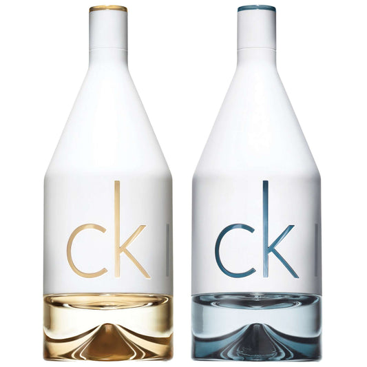 Calvin Klein  Duo: IN2U Her Eau de Toilette 150ml & IN2U Him Eau de Toilette 150ml