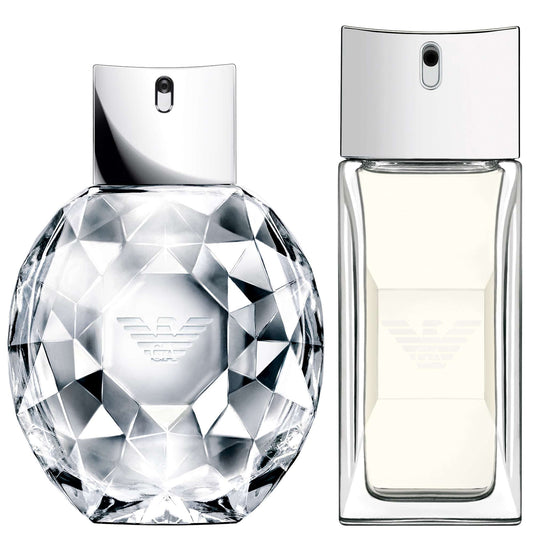 Armani  Duo: Diamonds Eau de Parfum Spray 50ml & Eau de Toilette Spray 50ml