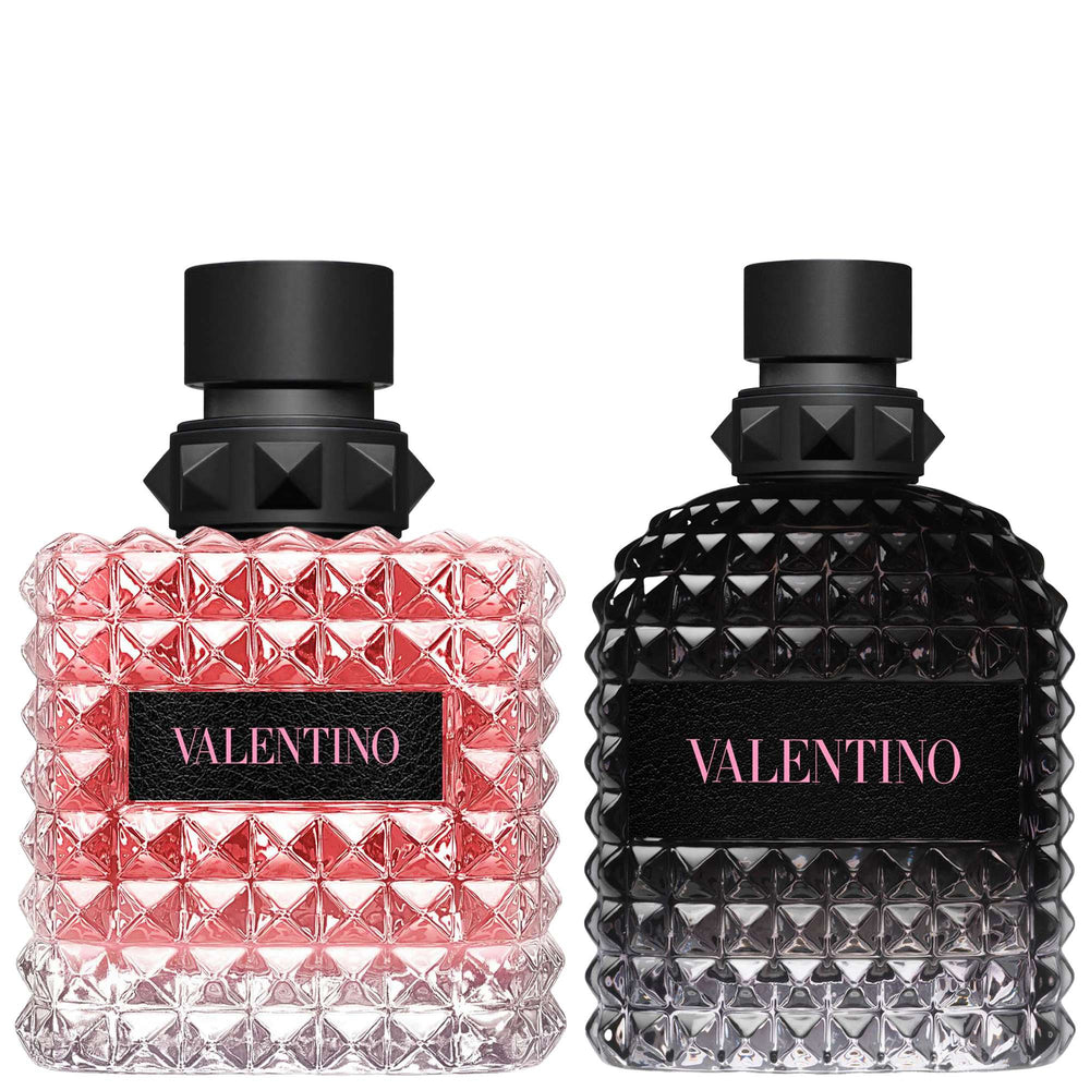 Valentino  Duo: Donna Born In Roma Eau de Parfum Spray 100ml & Born in Roma Uomo Eau de Toilette Spray 100ml