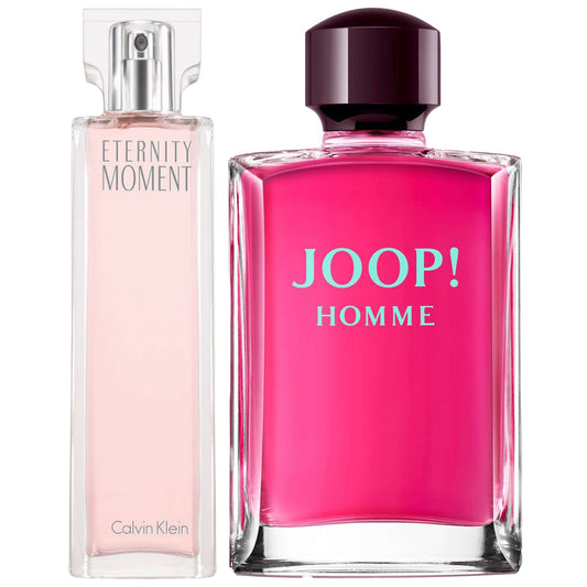 Calvin Klein  Duo: Eternity Moment For Women Eau de Parfum 100ml & JOOP! Homme Eau de Toilette Spray 200ml