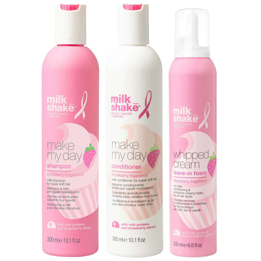 milk_shake  Trio: Go Pink Shampoo 300ml, Conditioner 300ml & Conditioning Whipped Cream 200ml
