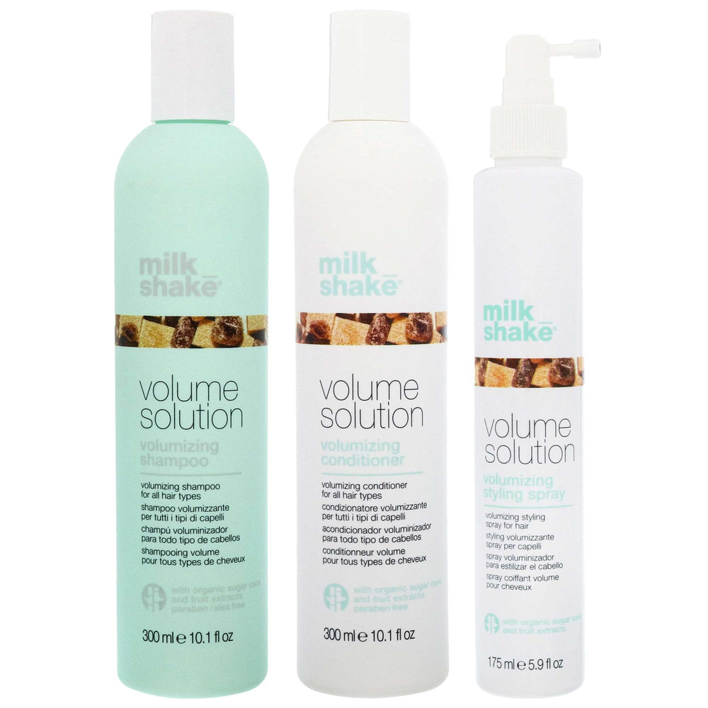 milk_shake  Trio: Volume Solution Shampoo 300ml, Conditioner 300ml & Styling Spray 175ml