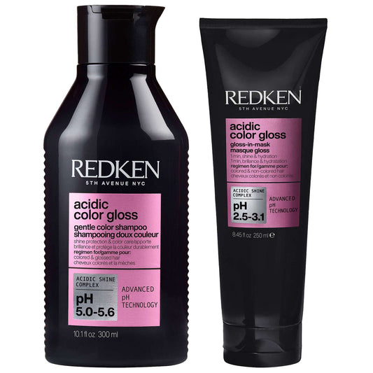 Redken  Duo: Acidic Color Gloss Shampoo 300ml & 1 Min Gloss-in-Mask 250ml