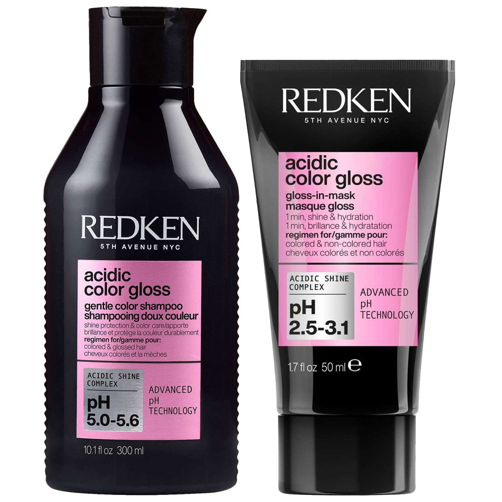 Redken  Duo: Acidic Color Gloss Shampoo 300ml and Gloss-in-Mask Mini 50ml