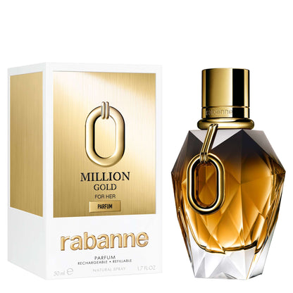 Rabanne Million Gold For Her Parfum Refillable 50ml (Launch 21/11/2025) - Additional 1