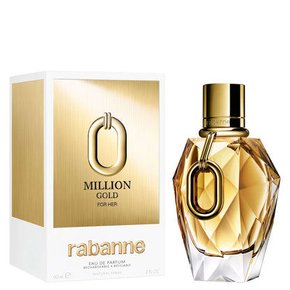 Rabanne Million Gold For Her Eau de Parfum Refillable 90ml (Launch 21/11/2025) - Additional 1