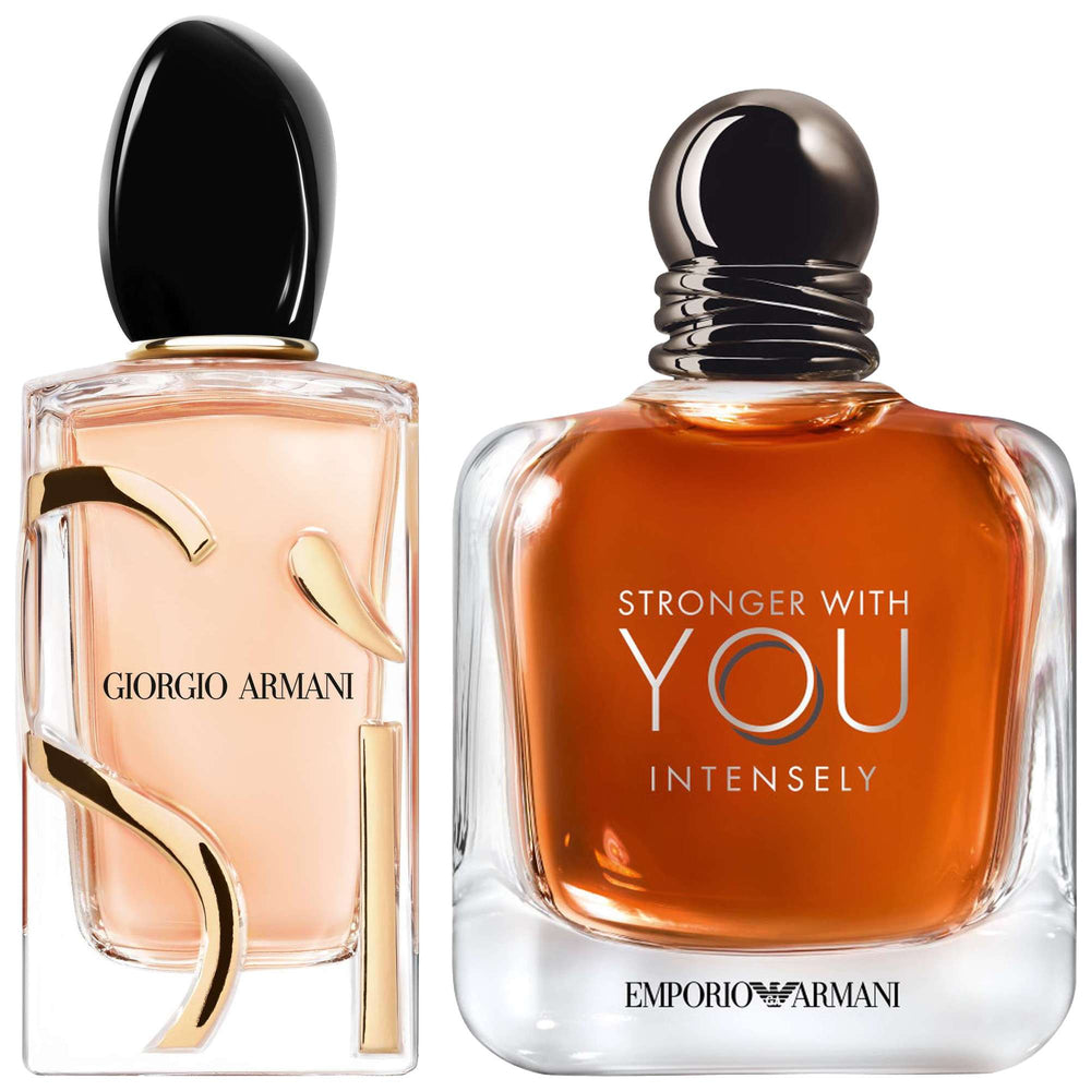 Armani  Duo: Si Eau de Parfum Spray 100ml & Stronger With You Intensely Eau de Parfum Spray 100ml