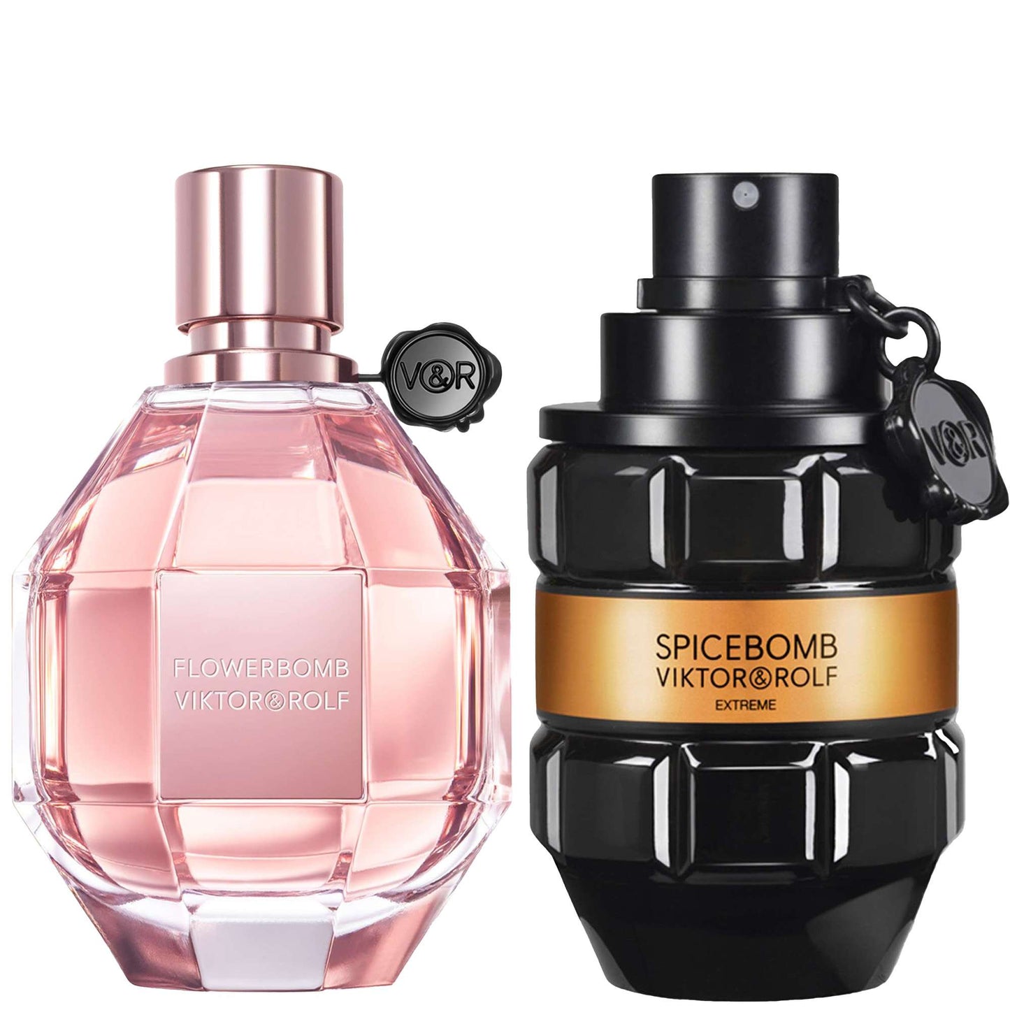 Viktor&Rolf  Duo: Flowerbomb Eau de Parfum Spray 100ml & SpiceBomb Extreme Eau de Parfum Spray 90ml