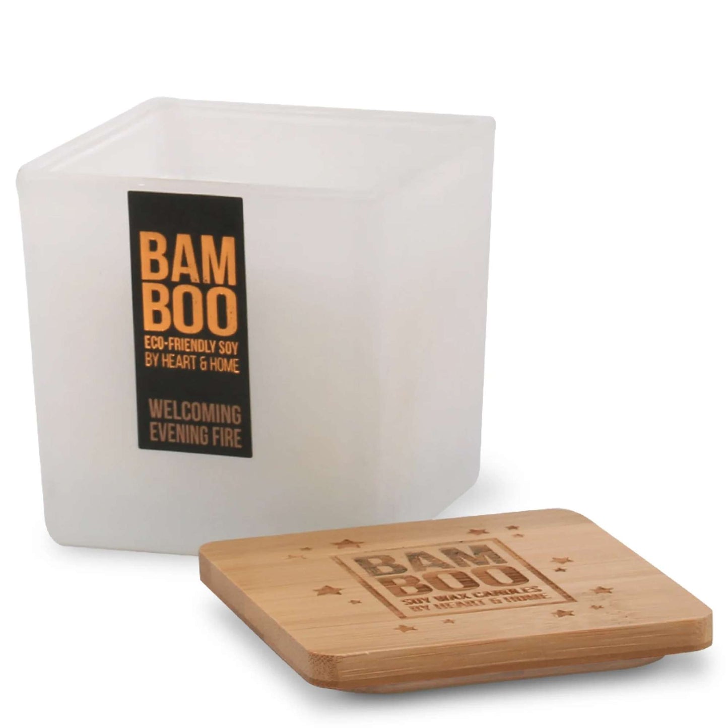 BAMBOO Large Jar Candle Welcoming Evening Fire 210g - Additional 1