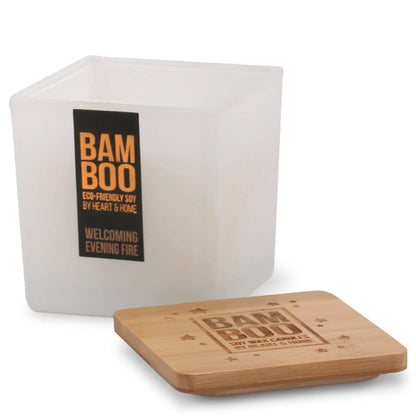 BAMBOO Large Jar Candle Welcoming Evening Fire 210g - Additional 1