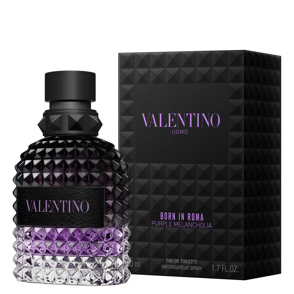 Valentino Born in Roma Purple Melancholia Uomo Eau de Toilette Spray 50ml - Additional 1