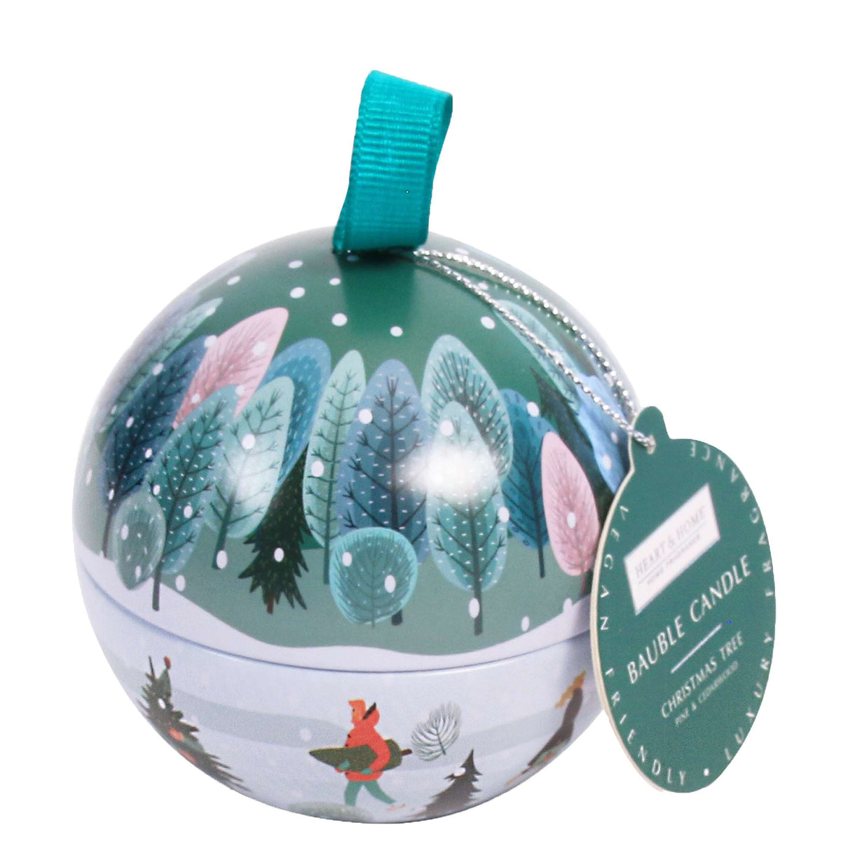 Heart & Home Tin Candle Christmas Tree 85g