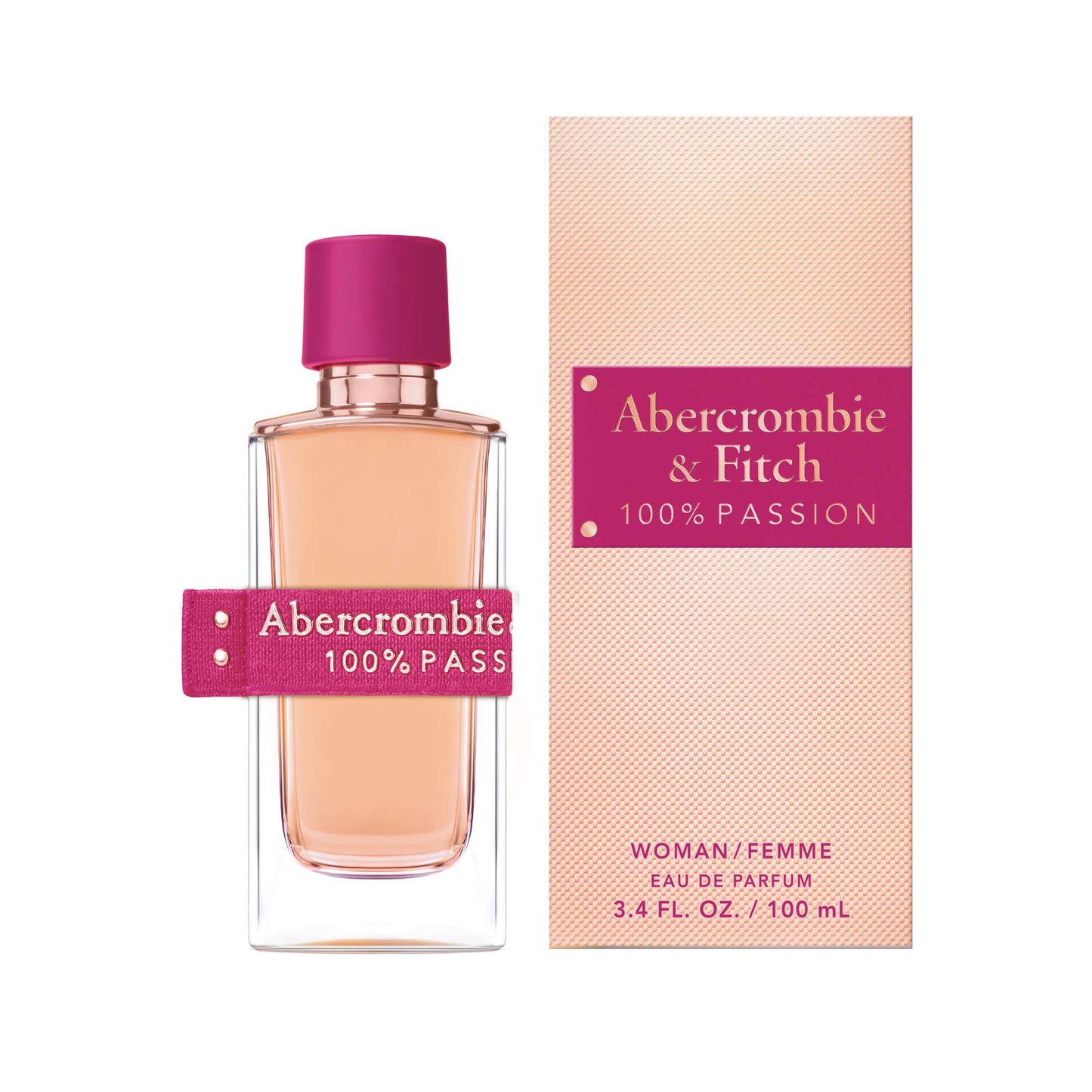 Abercrombie & Fitch 100% Passion Women Eau de Parfum Spray 100ml - Additional 1