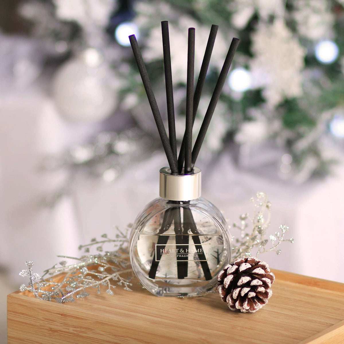 Heart & Home Reed Diffusers Snowflake Sparkle 70ml - Additional 1