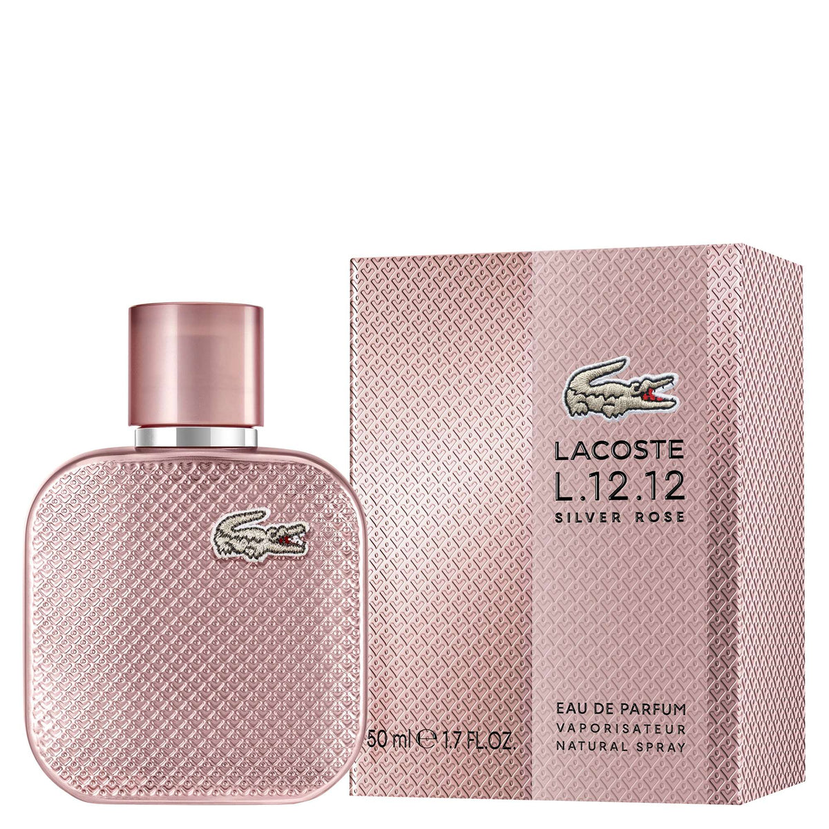 Lacoste L.12.12 Silver Rose Eau de Parfum Spray 50ml - Additional 1
