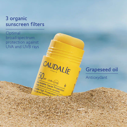 Caudalie Invisible High Protection Stick SPF50 15g - Additional 5