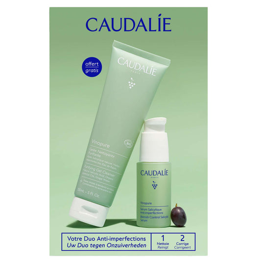 Caudalie Vinopure Serum & Suncare Set (Worth £32)