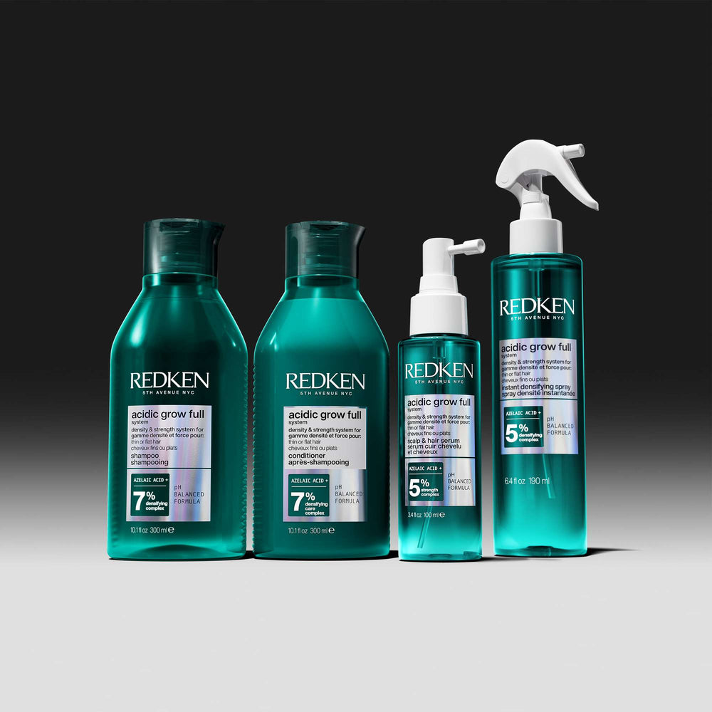Redken Acidic Growth Full System Densifying Conditioner for Thin Hair, Strengthens & Thickens 300ml - Additional 3