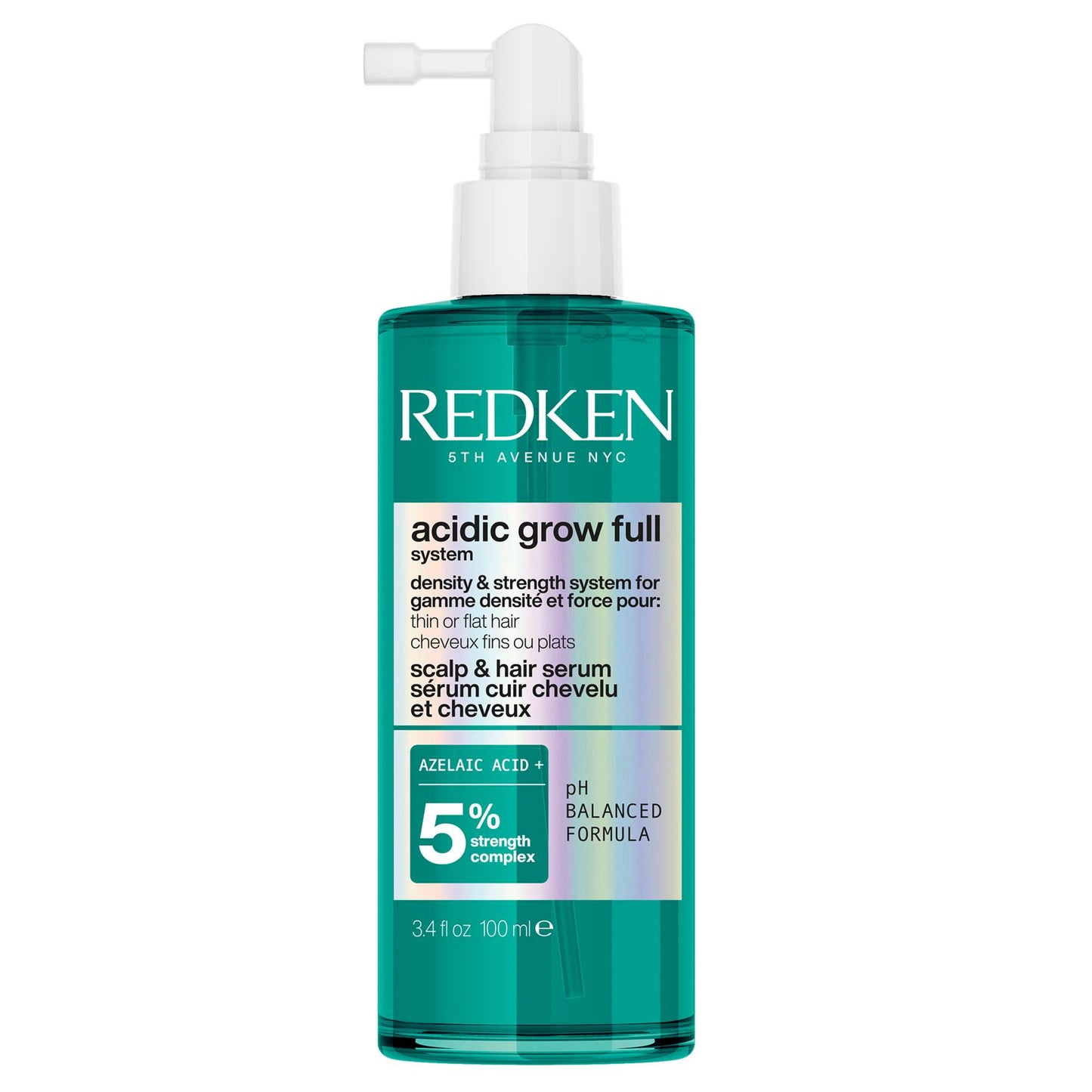 Redken Acidic Growth Full System Hair Serum for Thin Hair, Strengthens & Thickens 100ml