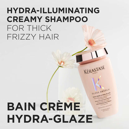 Kérastase Gloss Absolu Bain Crème Hydra-Glaze Shampoo For Thick Frizzy Hair 250ml - Additional 7