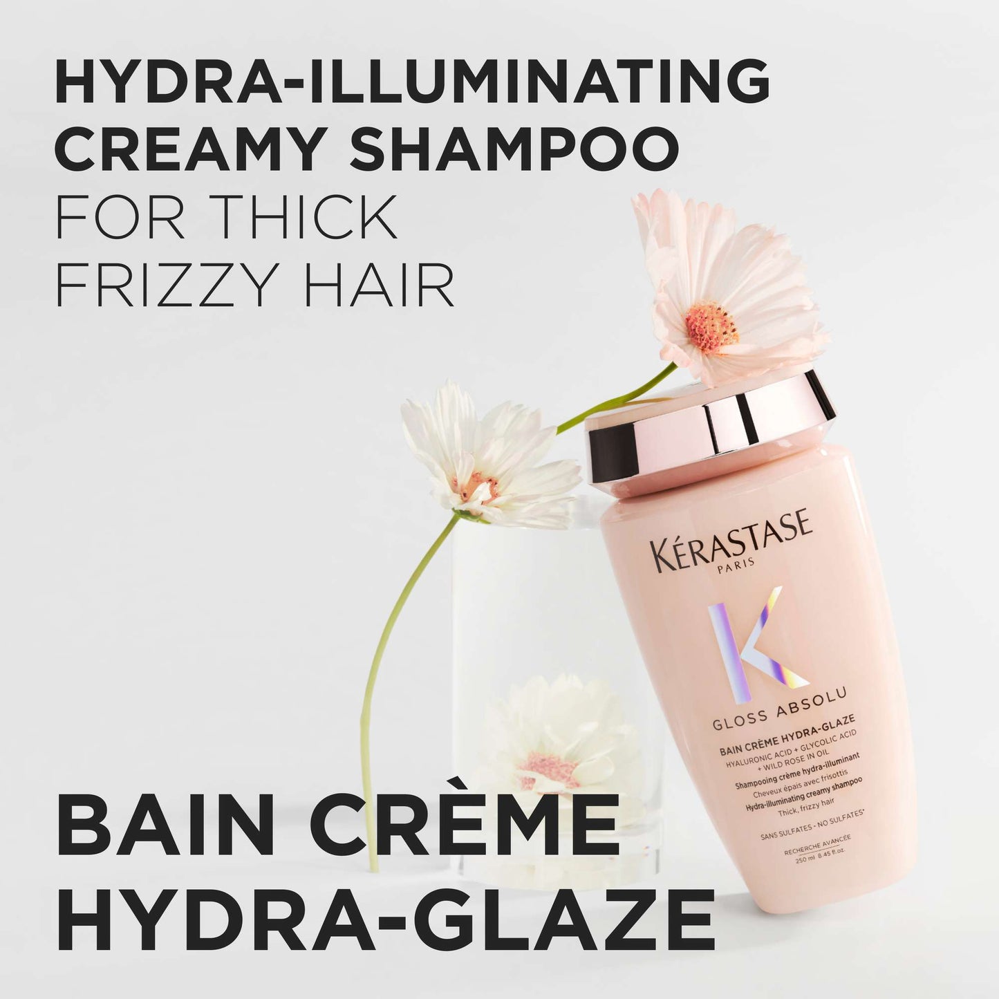 Kérastase Gloss Absolu Absolu Bain Crème Hydra-Glaze Shampoo For Thick Frizzy Hair 80ml - Additional 7