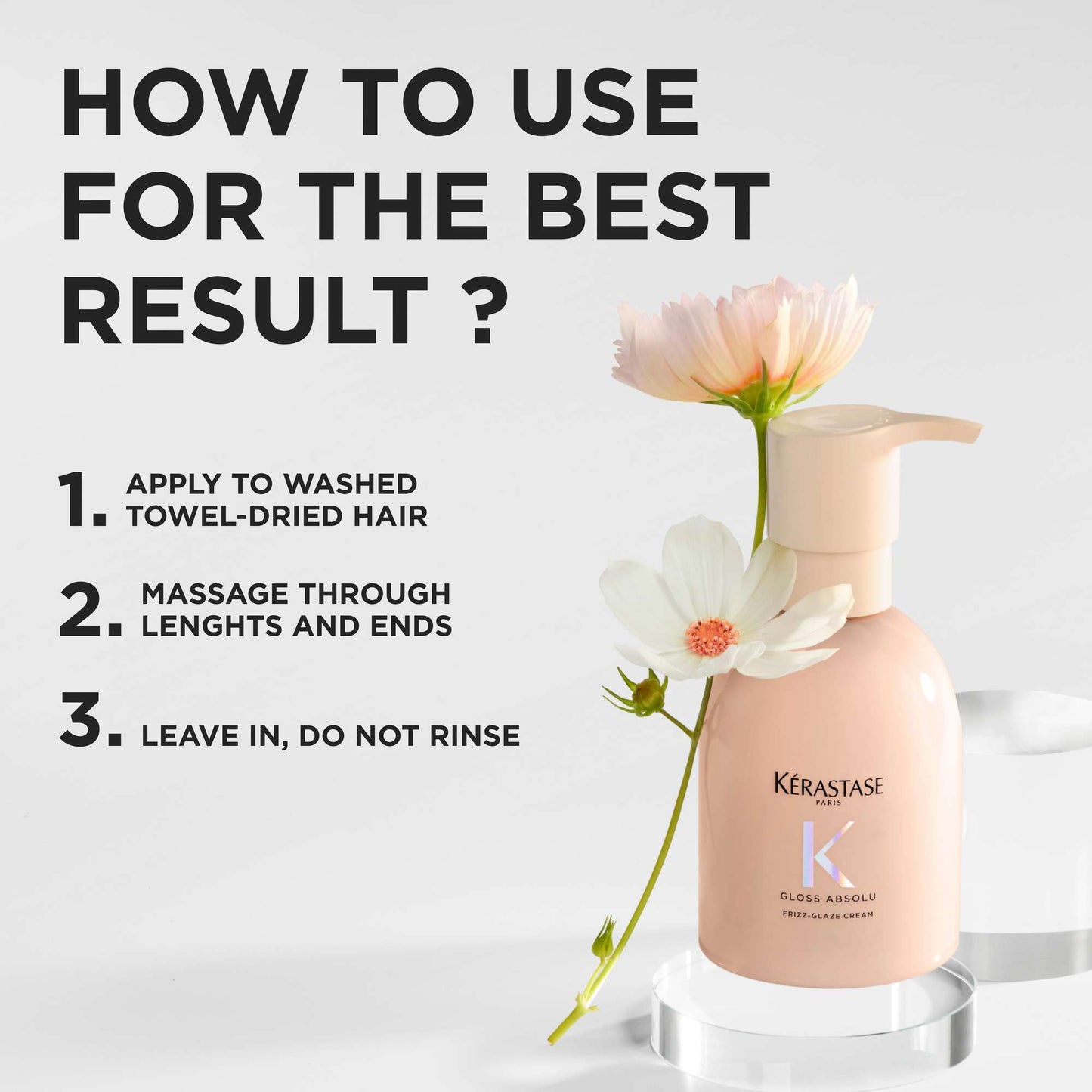 Kérastase Gloss Absolu Frizz-Glaze Cream For Thick Frizzy Hair 45ml - Additional 6