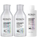 Redken  Trio: Acidic Bonding Concentrate Pre-Treatment 190ml, Shampoo and Conditioner 300ml for Damaged Hair Bundle