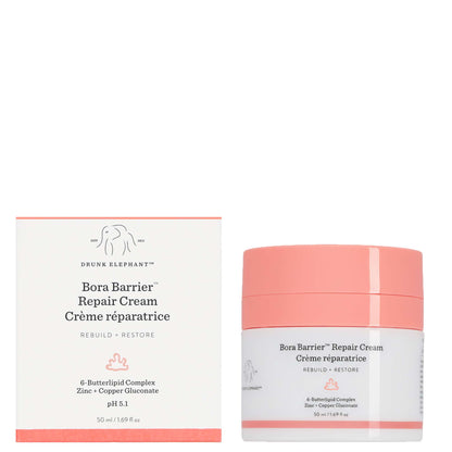 Drunk Elephant Moisturisers Bora Barrier Rich Repair Moisturiser with 6-Butterlipid Complex 50ml - Additional 2