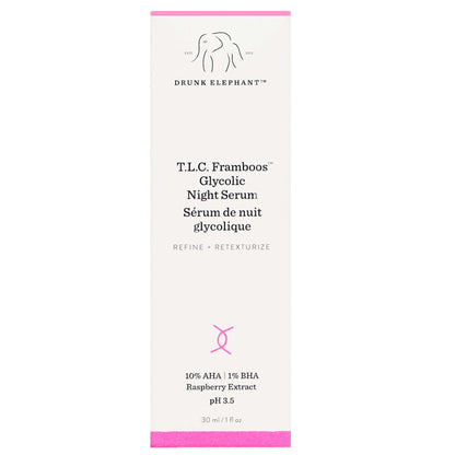 Drunk Elephant Serums T.L.C. Framboos Glycolic Resurfacing Night Serum 30ml - Additional 1