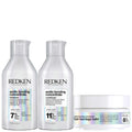 Redken  Trio: Acidic Bonding Concentrate Hair Bandage Balm 75ml, Shampoo 300ml and Conditioner 300ml Bundle