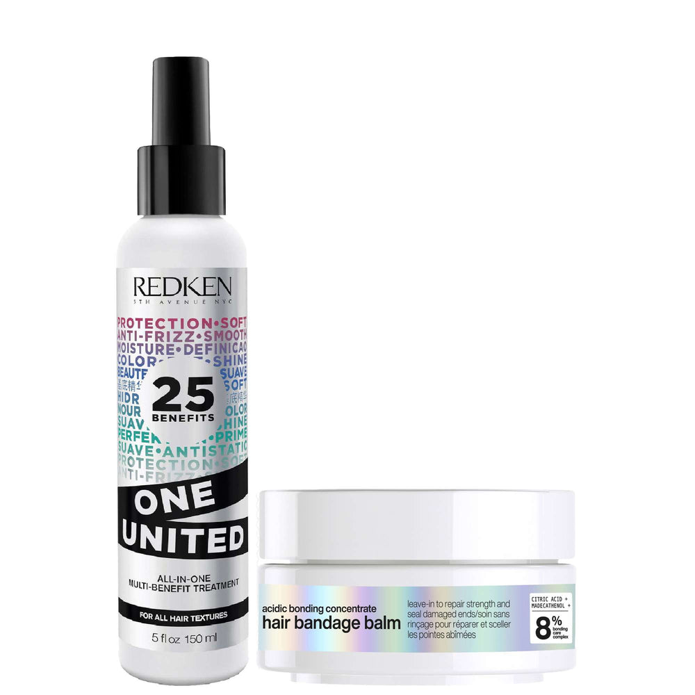 Redken  Duo: Acidic Bonding Concentrate Hair Bandage Balm 75ml and One United Treatment Spray 150ml
