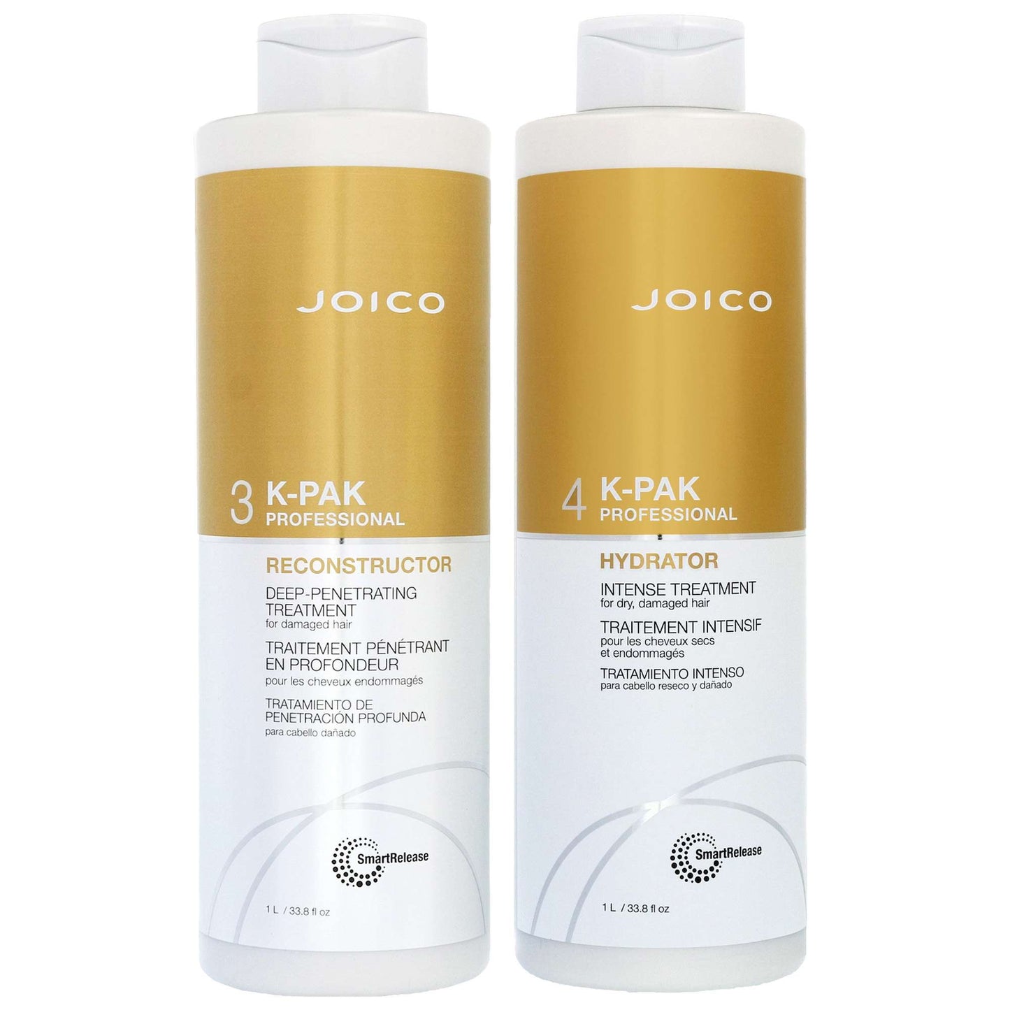 Joico  Duo: K-Pak Deep-Penetrating Reconstructor Treatment 1000ml & Professional Hydrator Intense Treatment 1000ml