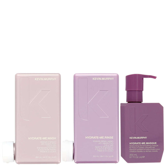 Kevin.Murphy Bundles Duo: Rinse Hydrate.Me 250ml, Hydrate-Me.Wash 250ml & Hydrate-Me.Masque 200ml
