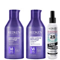 Redken  Trio: Color Extend Blondage Shampoo 300ml, Conditioner 250ml & All-In-One Multi-Benefit Treatment 150ml
