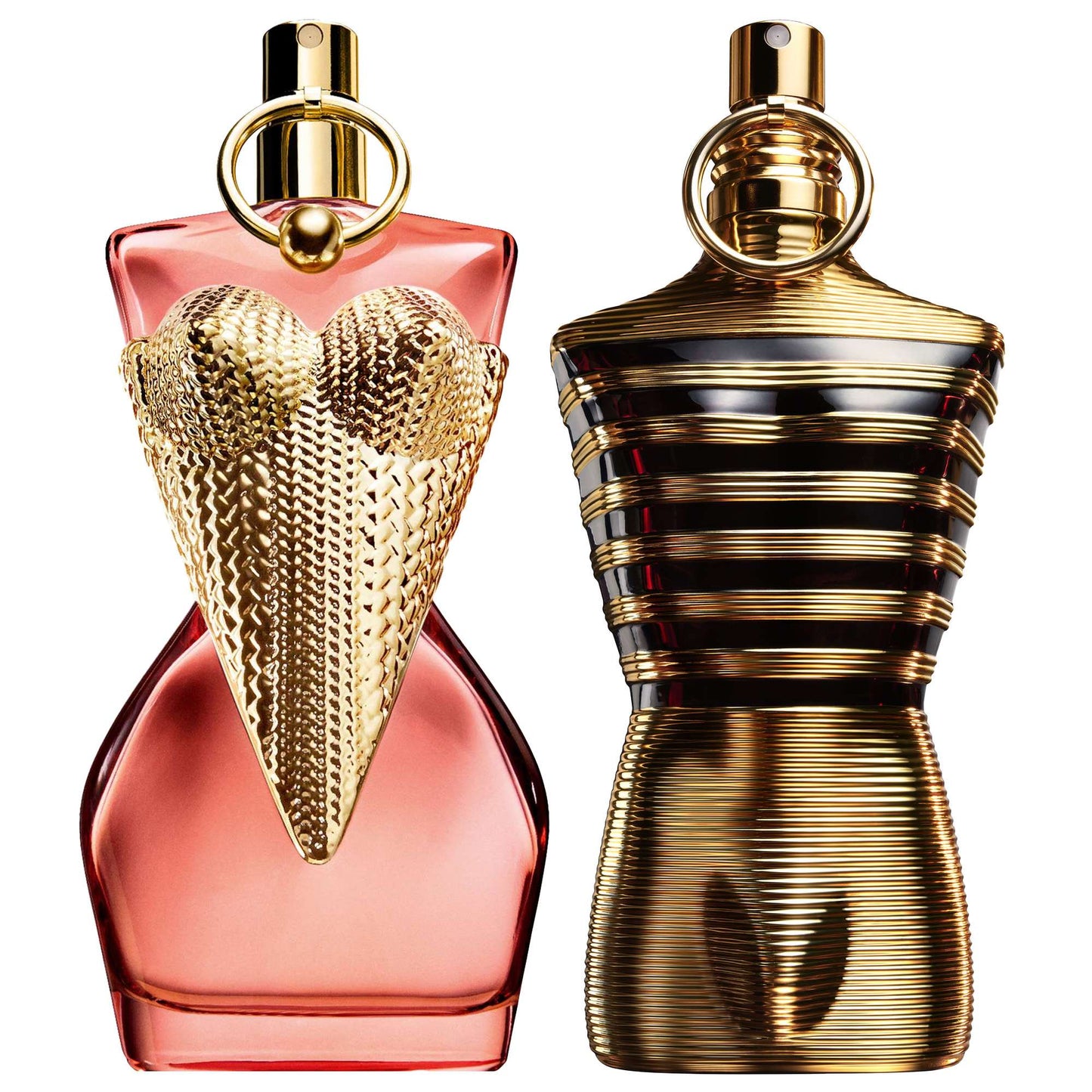 Jean Paul Gaultier  His & Her Duo Gaultier Divine Couture Eau de Parfum & Le Male Elixir Parfum